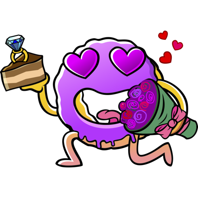 Donut Velvet Jones messages sticker-8