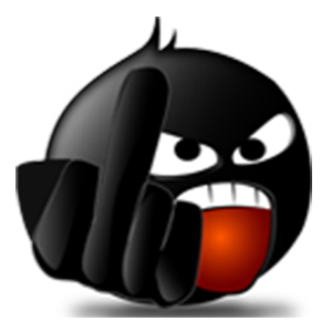 Black Emoji Sticker Pack for iMessage messages sticker-7