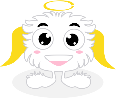 Fluffy Domoji messages sticker-4