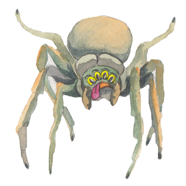 Silly Spiders by Rhea Dennis messages sticker-0