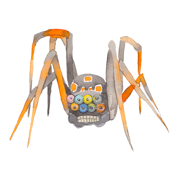 Silly Spiders by Rhea Dennis messages sticker-10