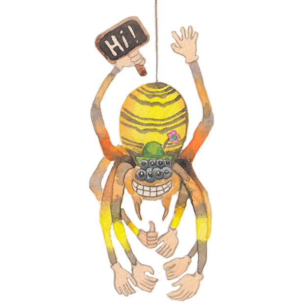 Silly Spiders by Rhea Dennis messages sticker-6