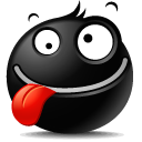 Black Emojis Stickers Pack for iMessage messages sticker-1