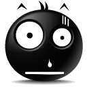 Black Emojis Stickers Pack for iMessage messages sticker-5