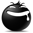 Black Emojis Stickers Pack for iMessage messages sticker-8