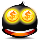 Black Emojis Stickers Pack for iMessage messages sticker-7