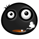 Black Emojis Stickers Pack for iMessage messages sticker-3