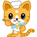 Cat Stickers Pack for iMessage messages sticker-3