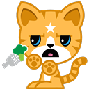 Cat Stickers Pack for iMessage messages sticker-9