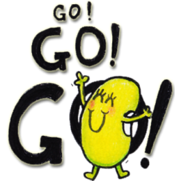 Just Bean Happy: #3 English and Japanese stickers messages sticker-8
