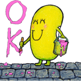 Just Bean Happy: #2 English and Japanese stickers messages sticker-5