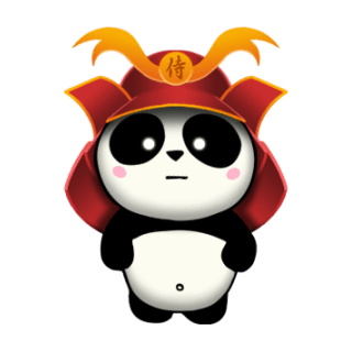 SAMURAI PANDA 2 (Animated) stickers by CandyA$$ messages sticker-10