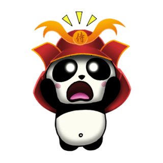SAMURAI PANDA 2 (Animated) stickers by CandyA$$ messages sticker-1