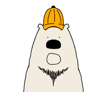Polar Bear faces sticker messages sticker-9