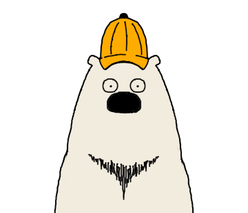 Polar Bear faces sticker messages sticker-10