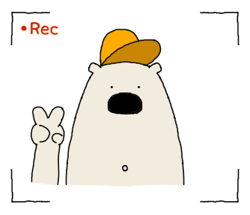 Happy Polar Bear Face Sticker messages sticker-0
