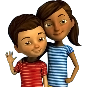 Caleb and Sophia Stickers messages sticker-2