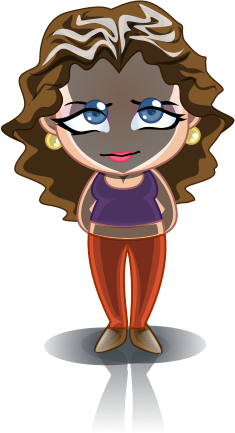 WomanAvatarSticker messages sticker-11