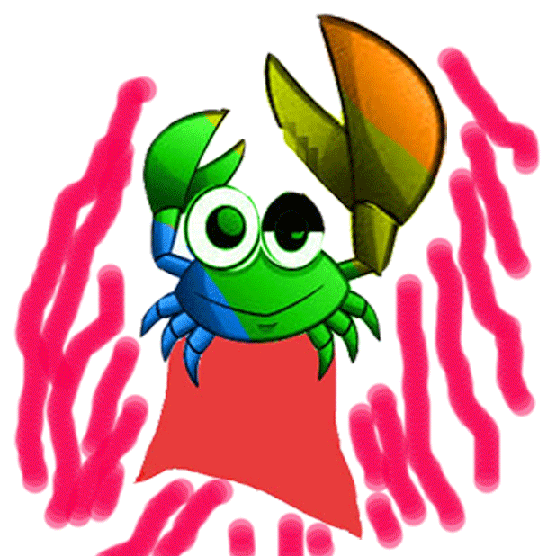 Super Crab Stickers 超蟹贴纸 messages sticker-10