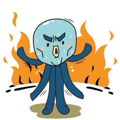 Cranky Octo - Octopus Stickers messages sticker-4