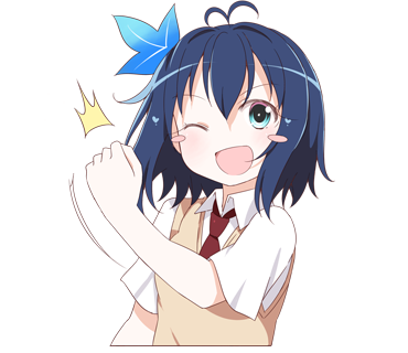 アオイちゃんステッカー messages sticker-8