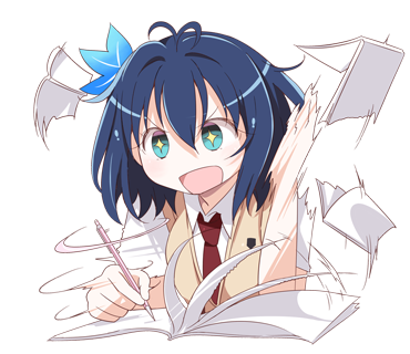 アオイちゃんステッカー messages sticker-4