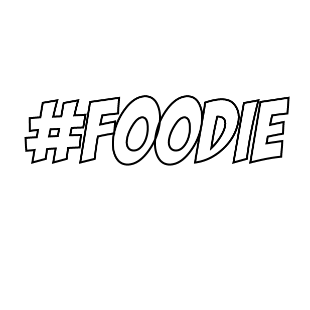 #Foodie-Hashtag Stickers for Food Lovers! messages sticker-1