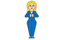 Hillary Clinton Emoji Sticker messages sticker-1