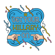 Hillary Clinton Emoji Sticker messages sticker-7