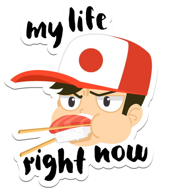 Sushi Stickers for iMessage messages sticker-10