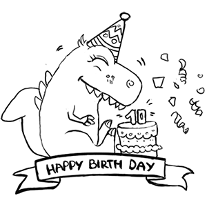 Lovely Dino messages sticker-8
