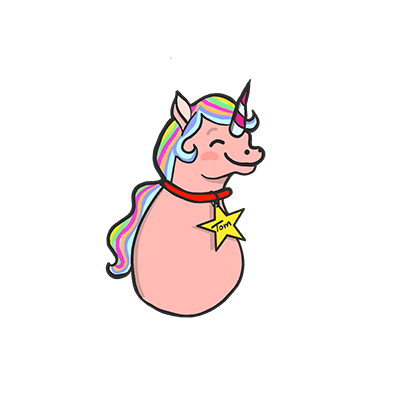Tom, the Unicorn messages sticker-3