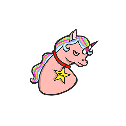 Tom, the Unicorn messages sticker-4