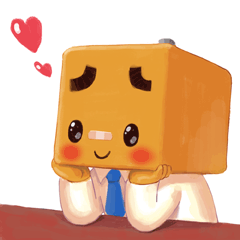 Mr.box : a warm box messages sticker-10
