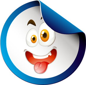 Colourful Fun Smileys messages sticker-0