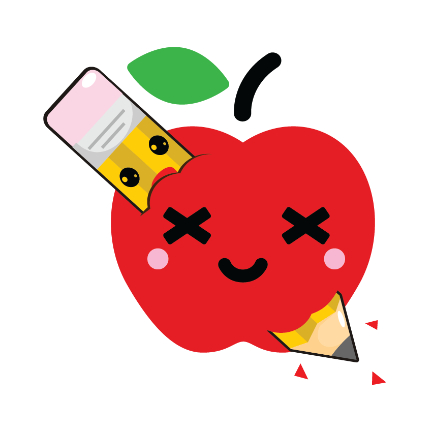 Kawaii Fruits and Pens messages sticker-4