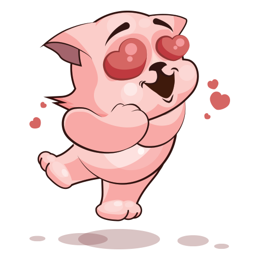 Feline Sticker Pack for iMessage - Tiger & Kitty messages sticker-3