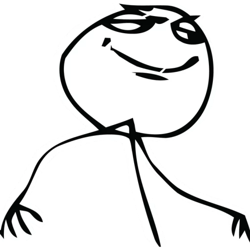 Troll Face Stikers Pack for iMessage messages sticker-4
