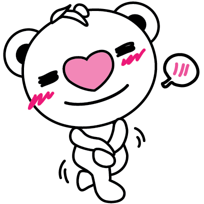 Heartbear, the Messenger of Love - Mango Sticker messages sticker-4