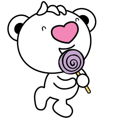 Heartbear, the Messenger of Love - Mango Sticker messages sticker-1