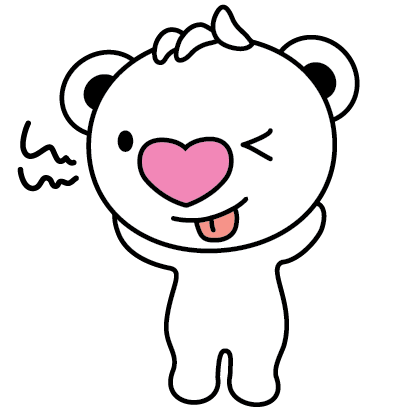 Heartbear, the Messenger of Love - Mango Sticker messages sticker-2