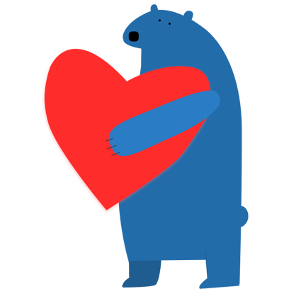 Blue Bear Stickers messages sticker-9