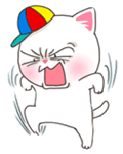 Lovely Cartoon Cat messages sticker-8