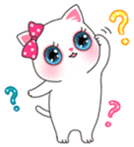 Lovely Cartoon Cat messages sticker-11