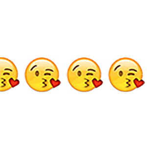 Cyclic rolling emoji messages sticker-4