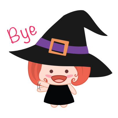 Wikie - The Little Witch messages sticker-2