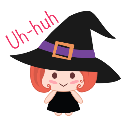 Wikie - The Little Witch messages sticker-0