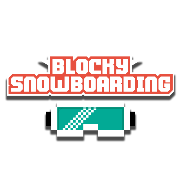 Blocky Snowboarding messages sticker-9