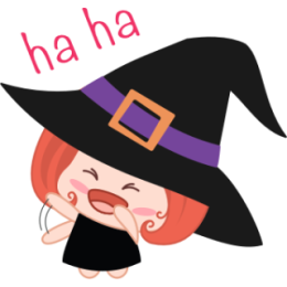 Wikie The Witch stickers by Linh for iMessage messages sticker-10