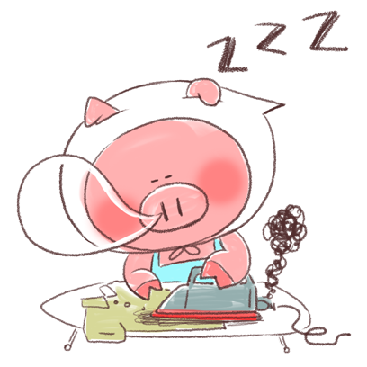 Super busy piggy messages sticker-11